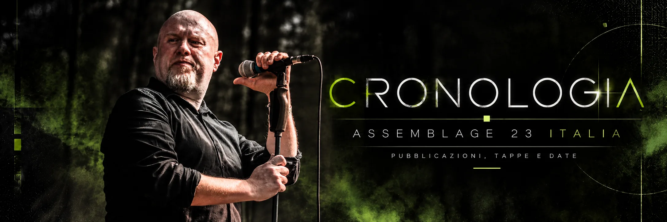 Banner della sezione Cronologia di Assemblage 23 Italia